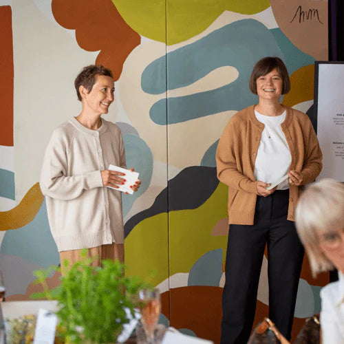 Antje and Katha from mamelo at the Circular Brunch in Berlin