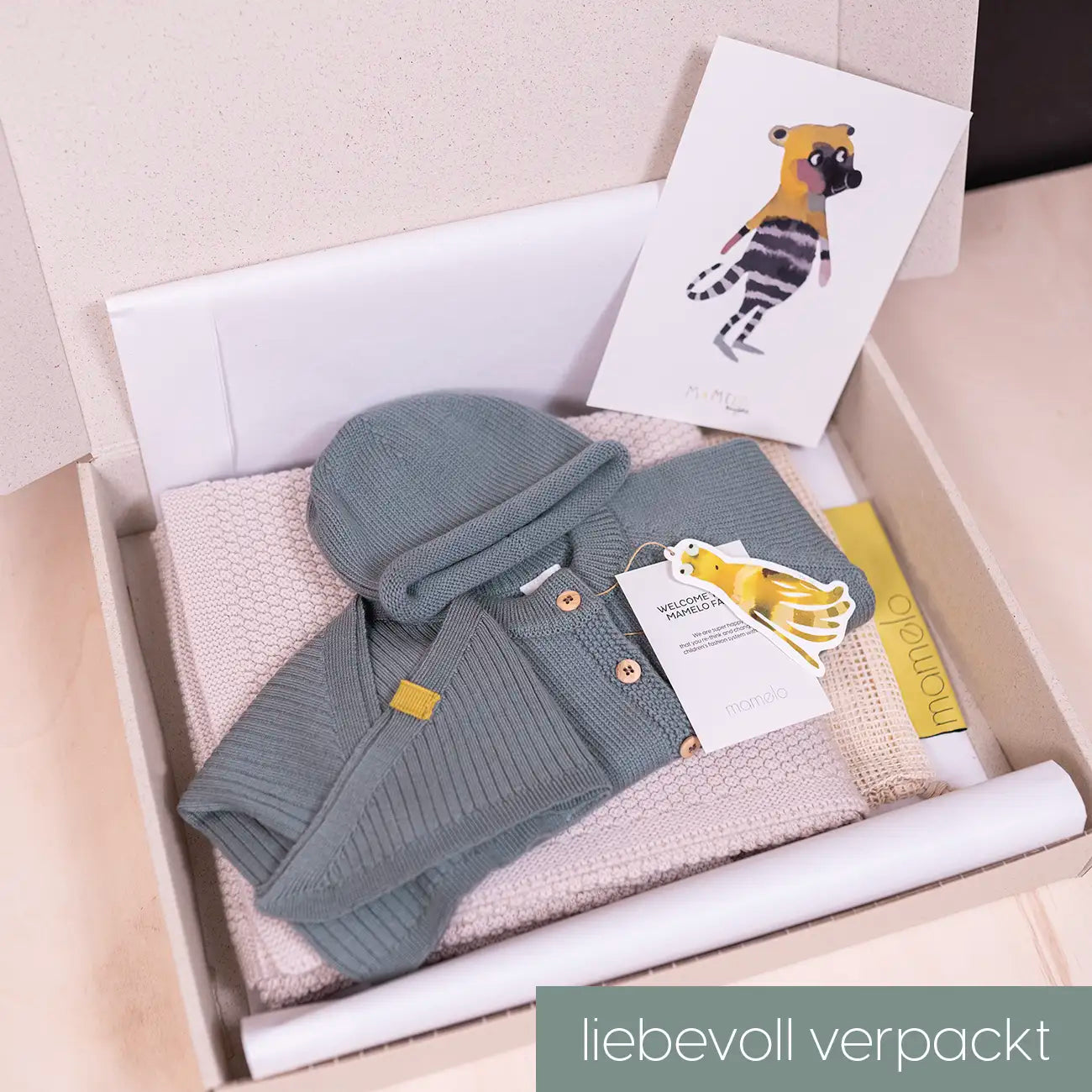 THE WOOLLY CARDIGAN - blue