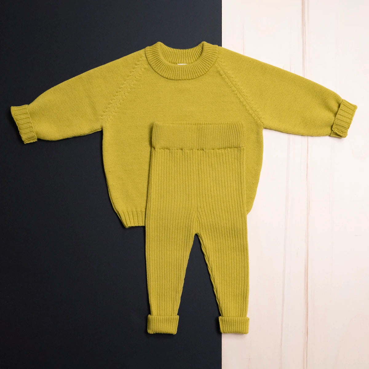 KUSCHEL-SET KIDS - quince