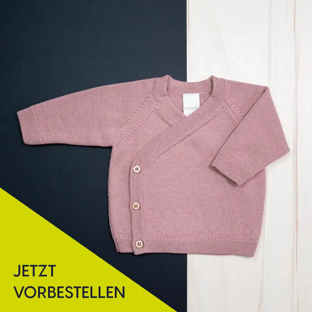 PRE-LOVED WOOLLY BABY JACKET - rose