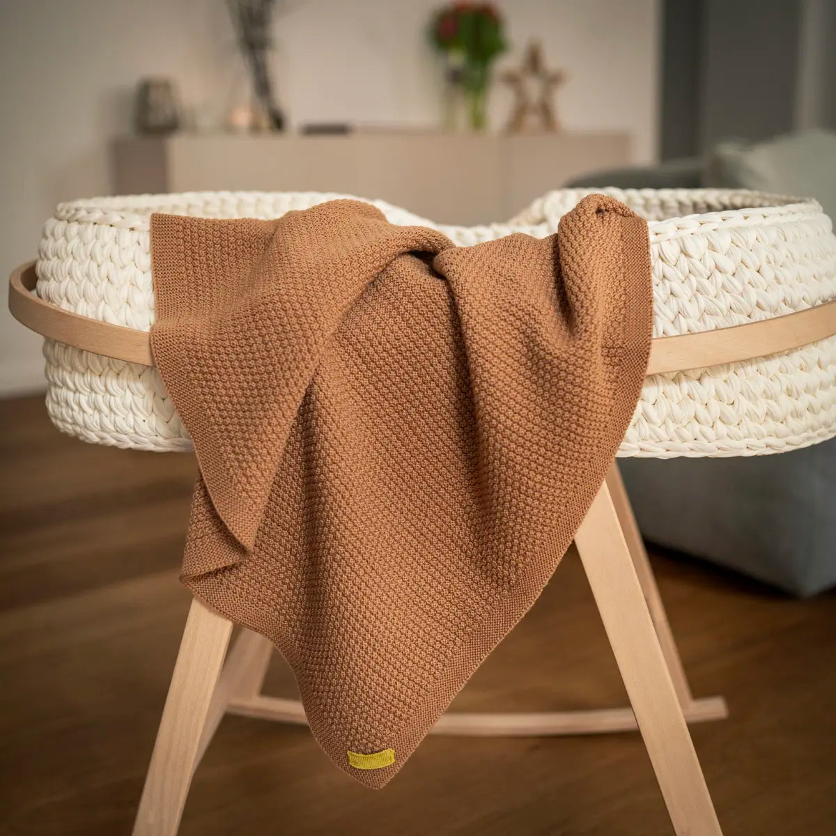 THE WOOLLY BLANKET - camel
