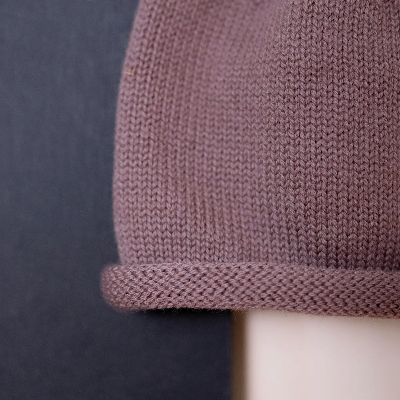 THE WOOLLY HAT - mauve