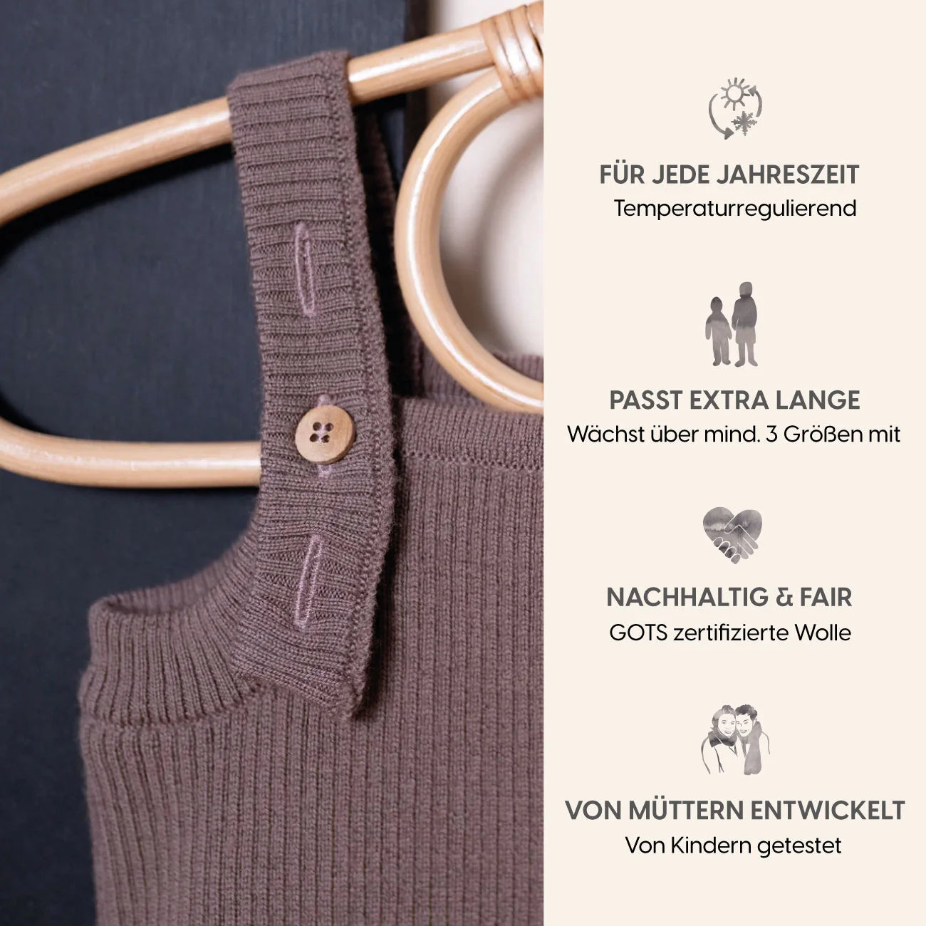 THE WOOLLY JUMPER - mauve