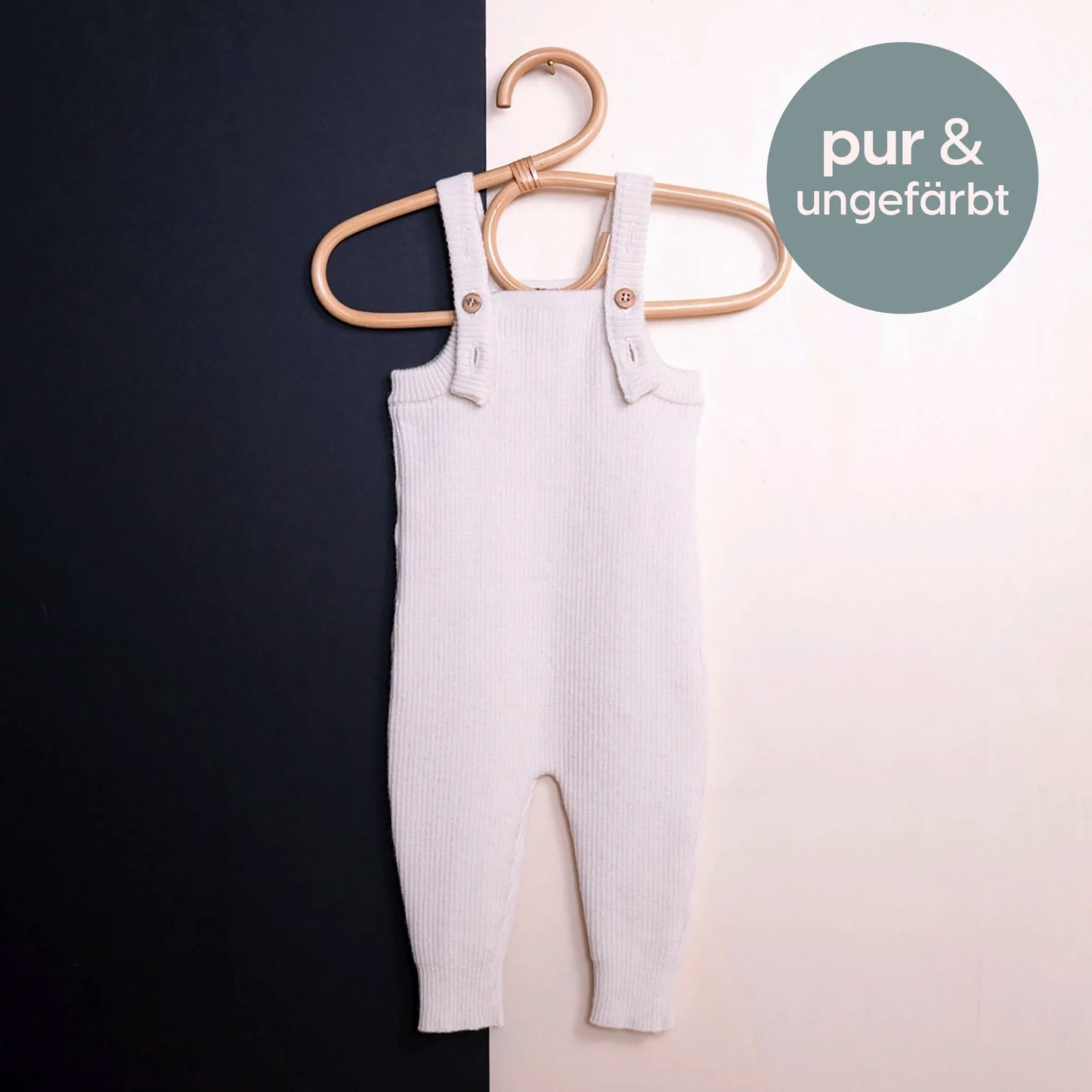 Baby Latzhose Pure - The Woolly Jumper