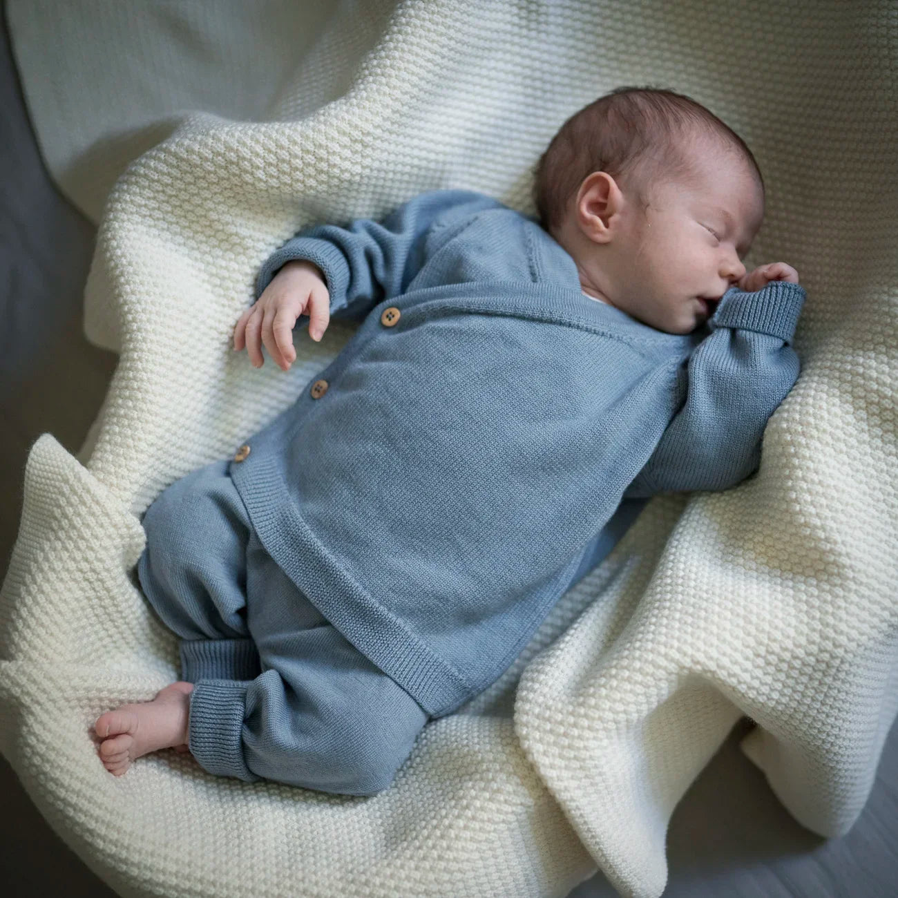 KLEINES KUSCHEL-SET - blue