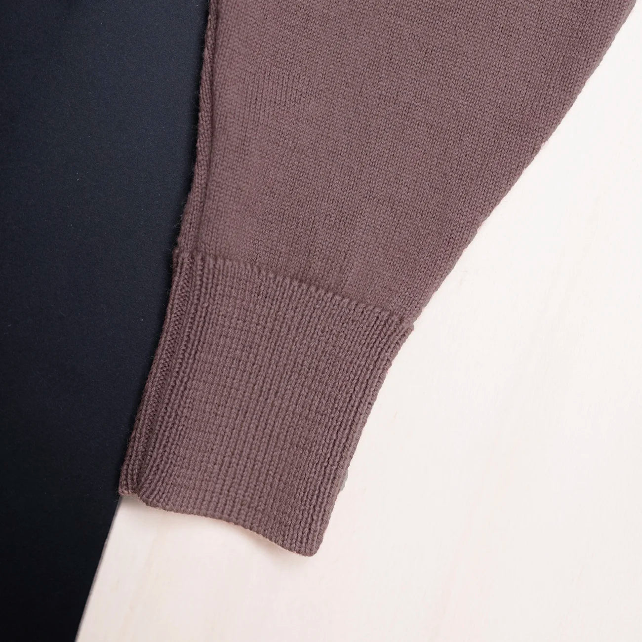 THE WOOLLY BABY PANTS - mauve