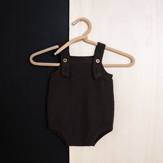 THE WOOLLY ROMPER - chocolate