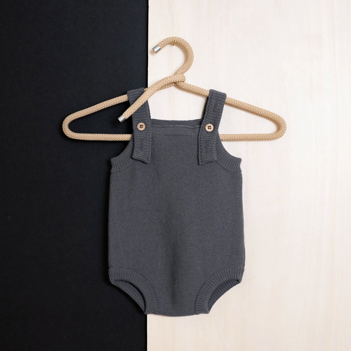 THE WOOLLY ROMPER - grey