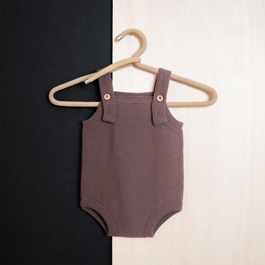 THE WOOLLY ROMPER - mauve