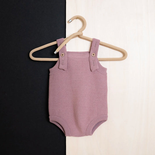THE WOOLLY ROMPER - rose