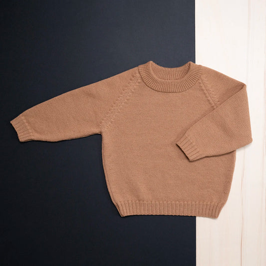 THE WOOLLY SWEATER - camel