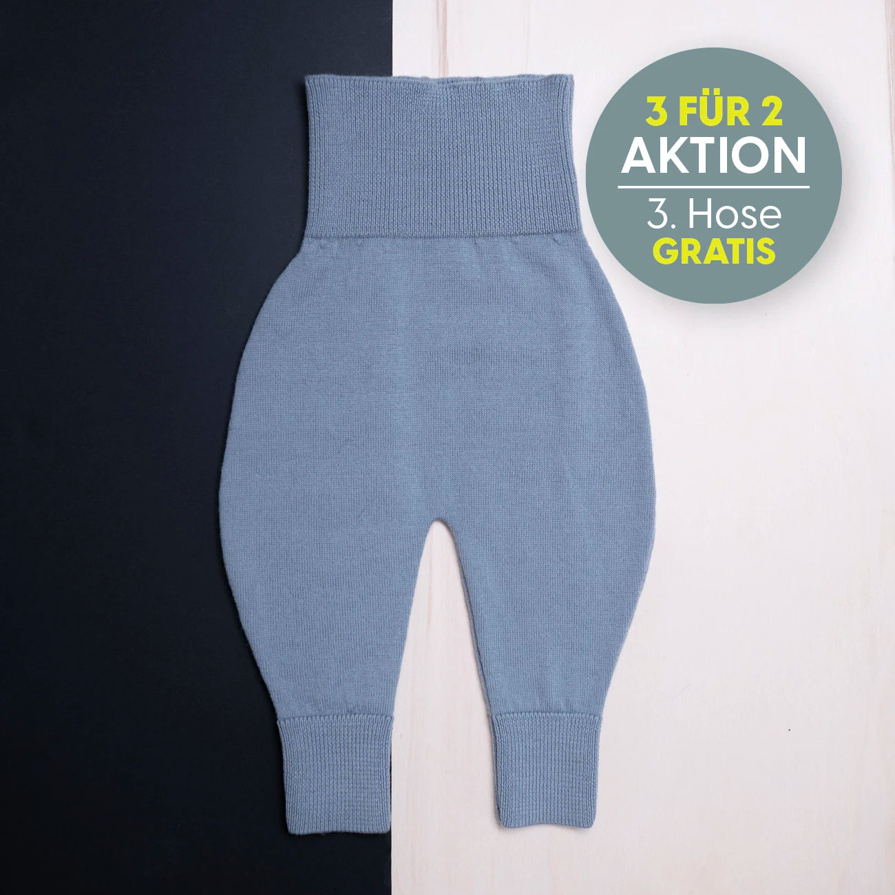 THE WOOLLY BABY PANTS - blue