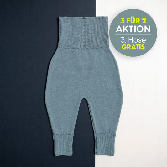 THE WOOLLY BABY PANTS - sage