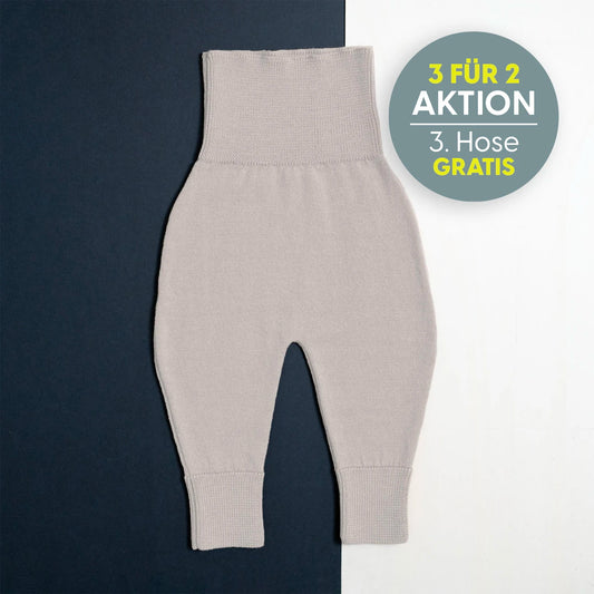 THE WOOLLY BABY PANTS - sand