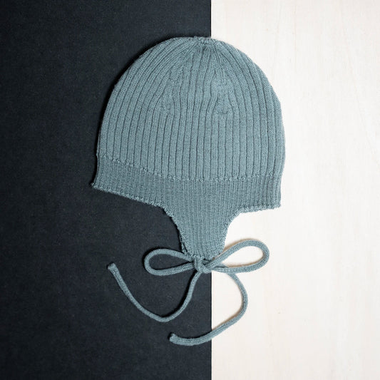 THE WOOLLY BABY HAT - sage
