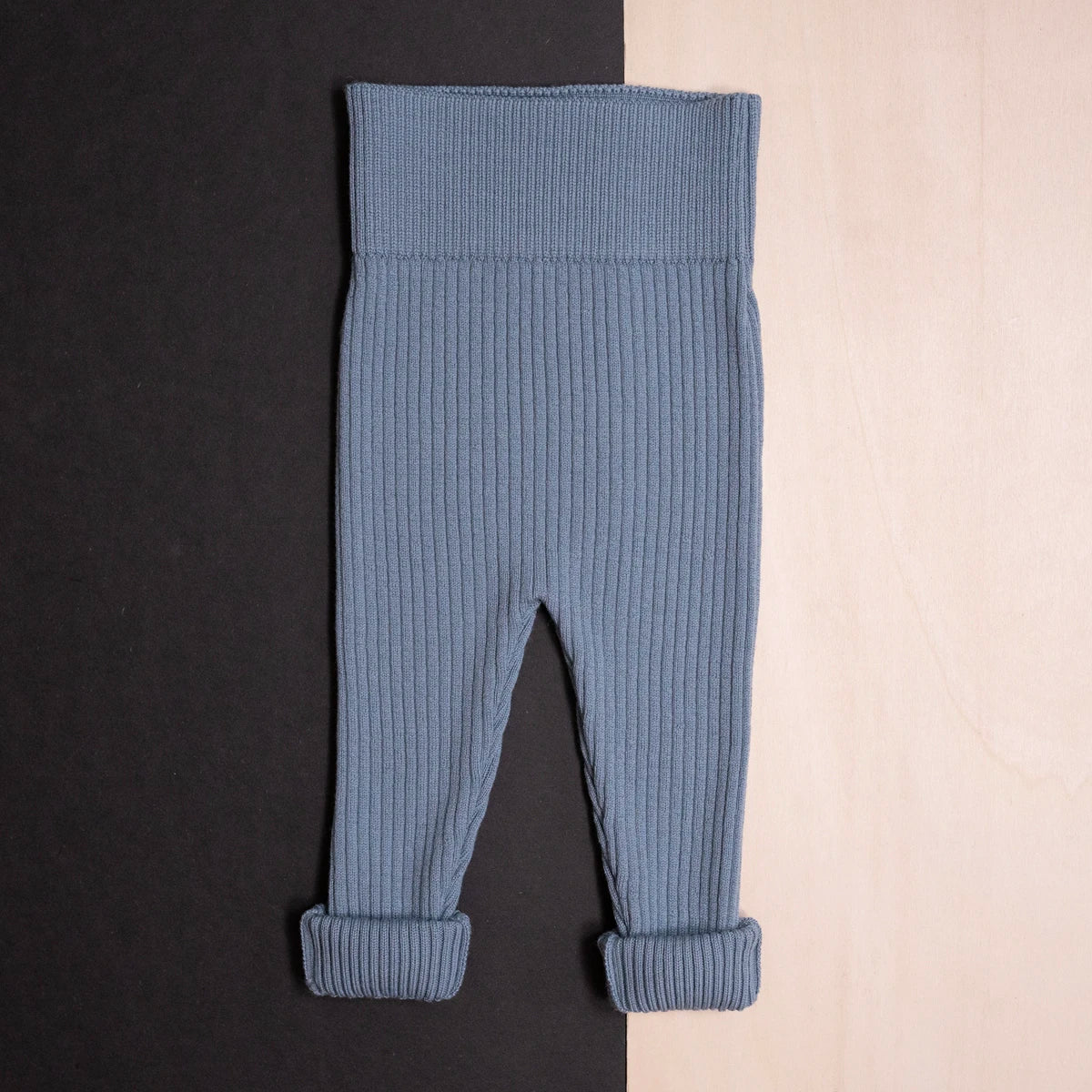 THE WOOLLY BABY LEGGINGS - blue
