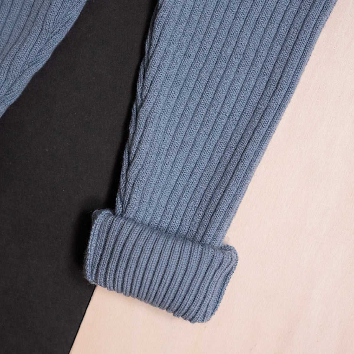 THE WOOLLY BABY LEGGINGS - blue