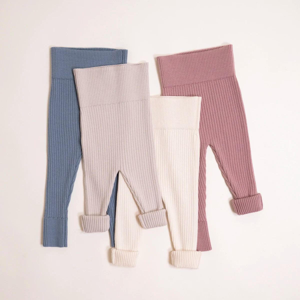 THE WOOLLY BABY LEGGINGS - sand