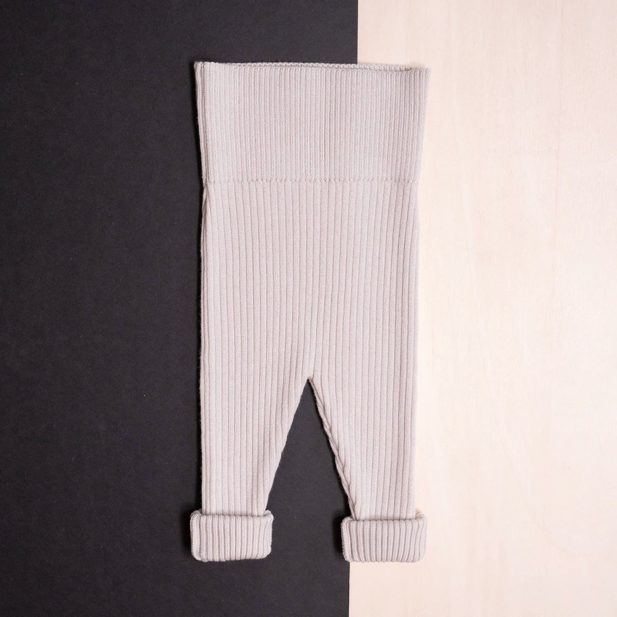THE WOOLLY BABY LEGGINGS - sand