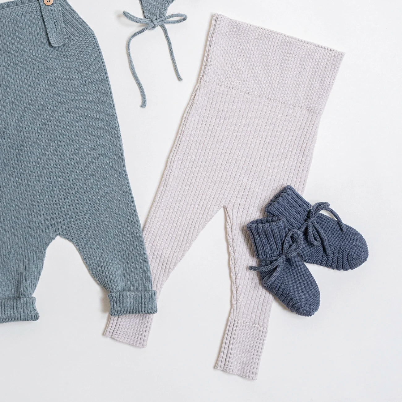 THE WOOLLY BABY LEGGINGS - sand