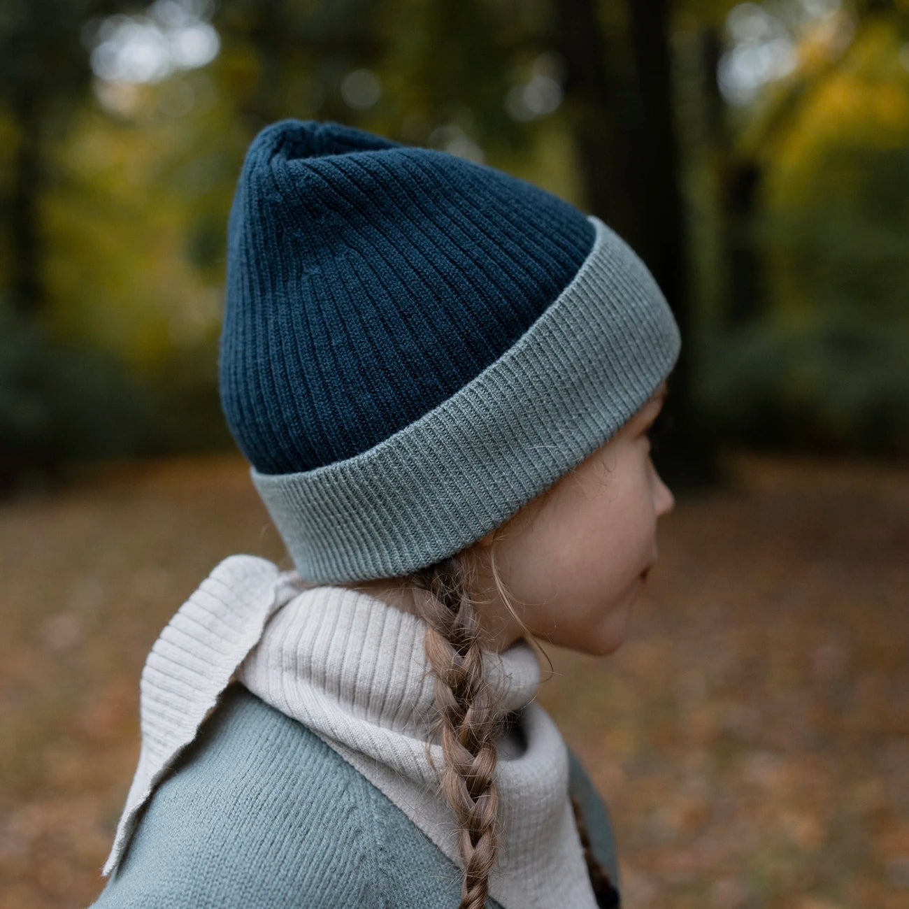 THE WOOLLY BEANIE MULTI - new petrol