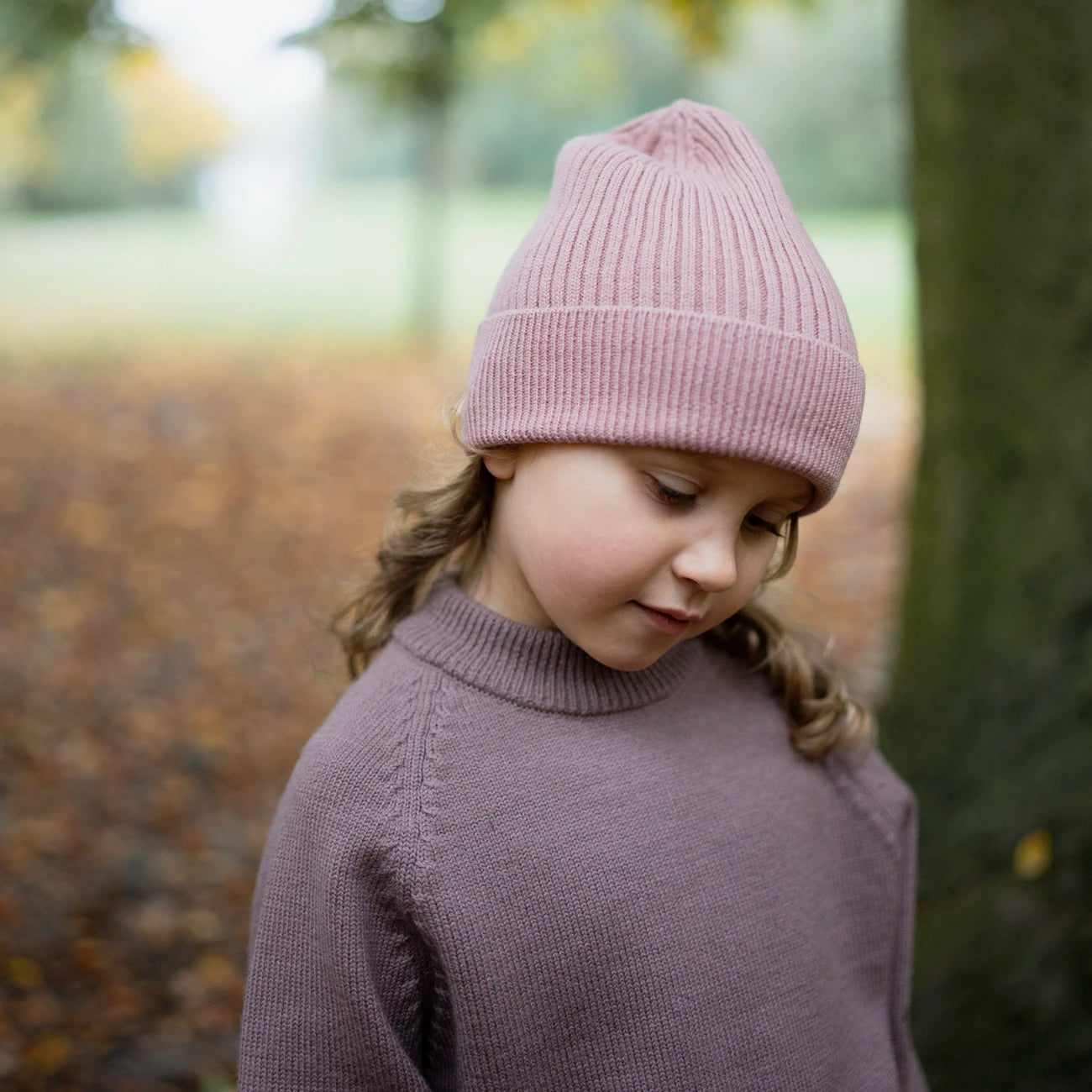 THE WOOLLY BEANIE - rose