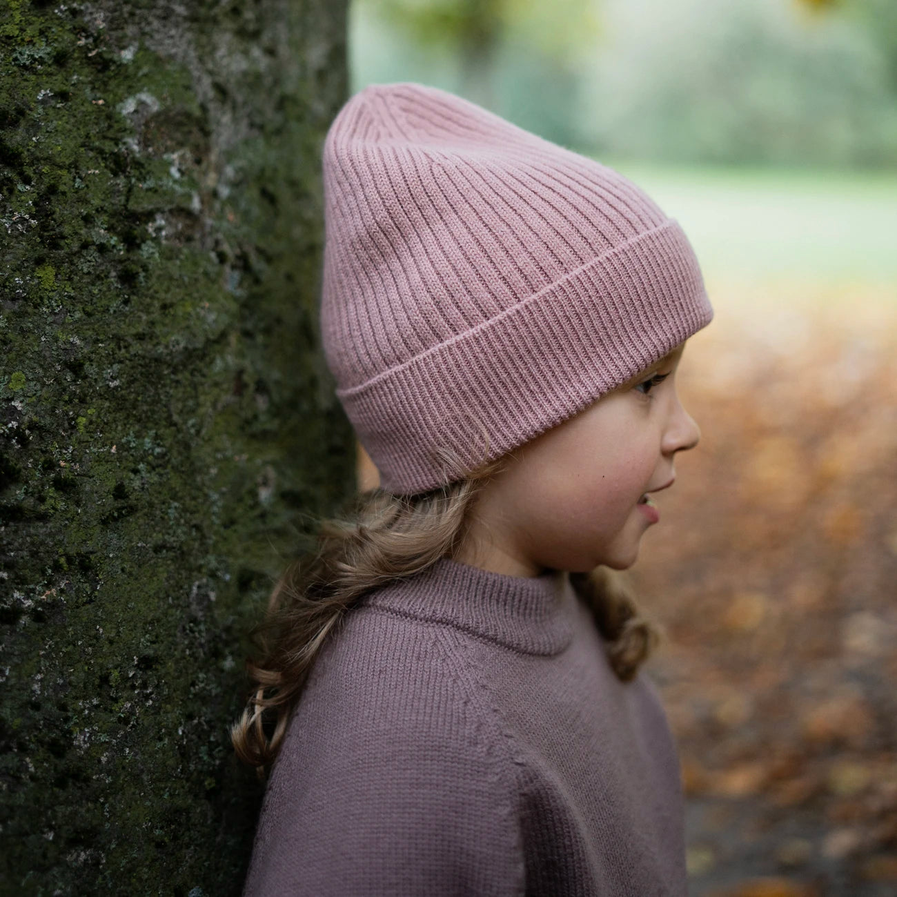 THE WOOLLY BEANIE - rose