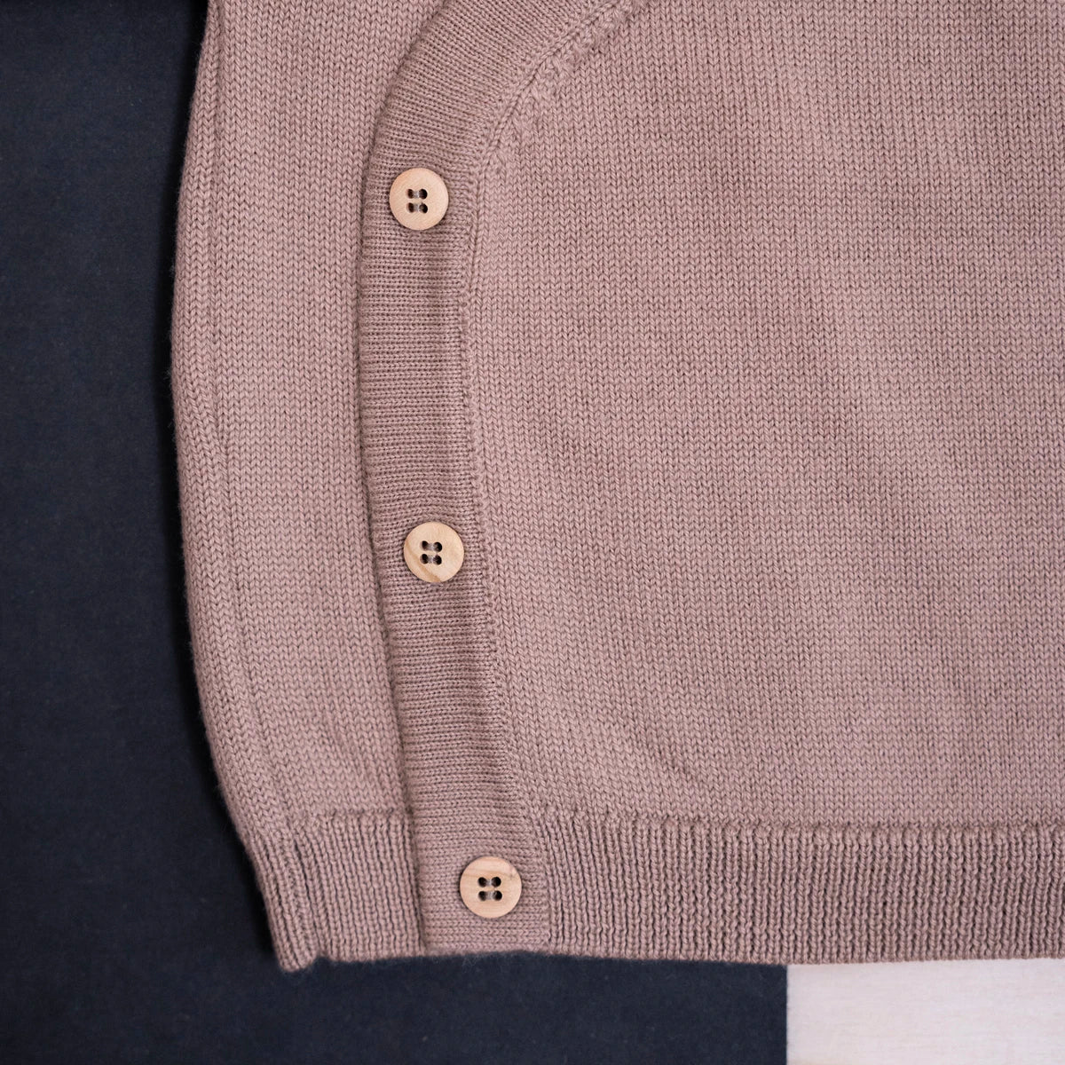 THE WOOLLY BABY JACKET - cappuccino