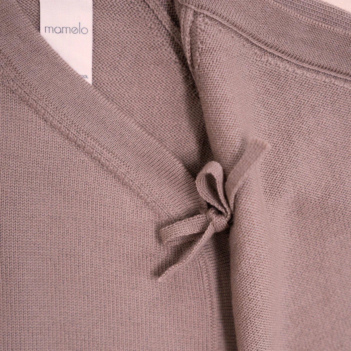 THE WOOLLY BABY JACKET - cappuccino