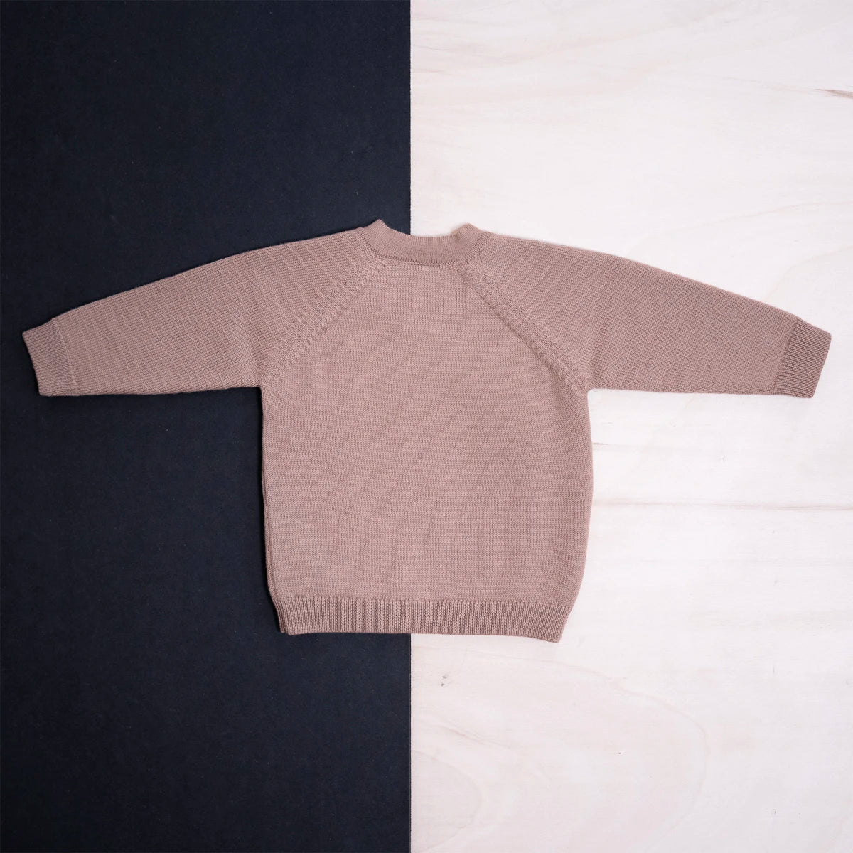 THE WOOLLY BABY JACKET - cappuccino