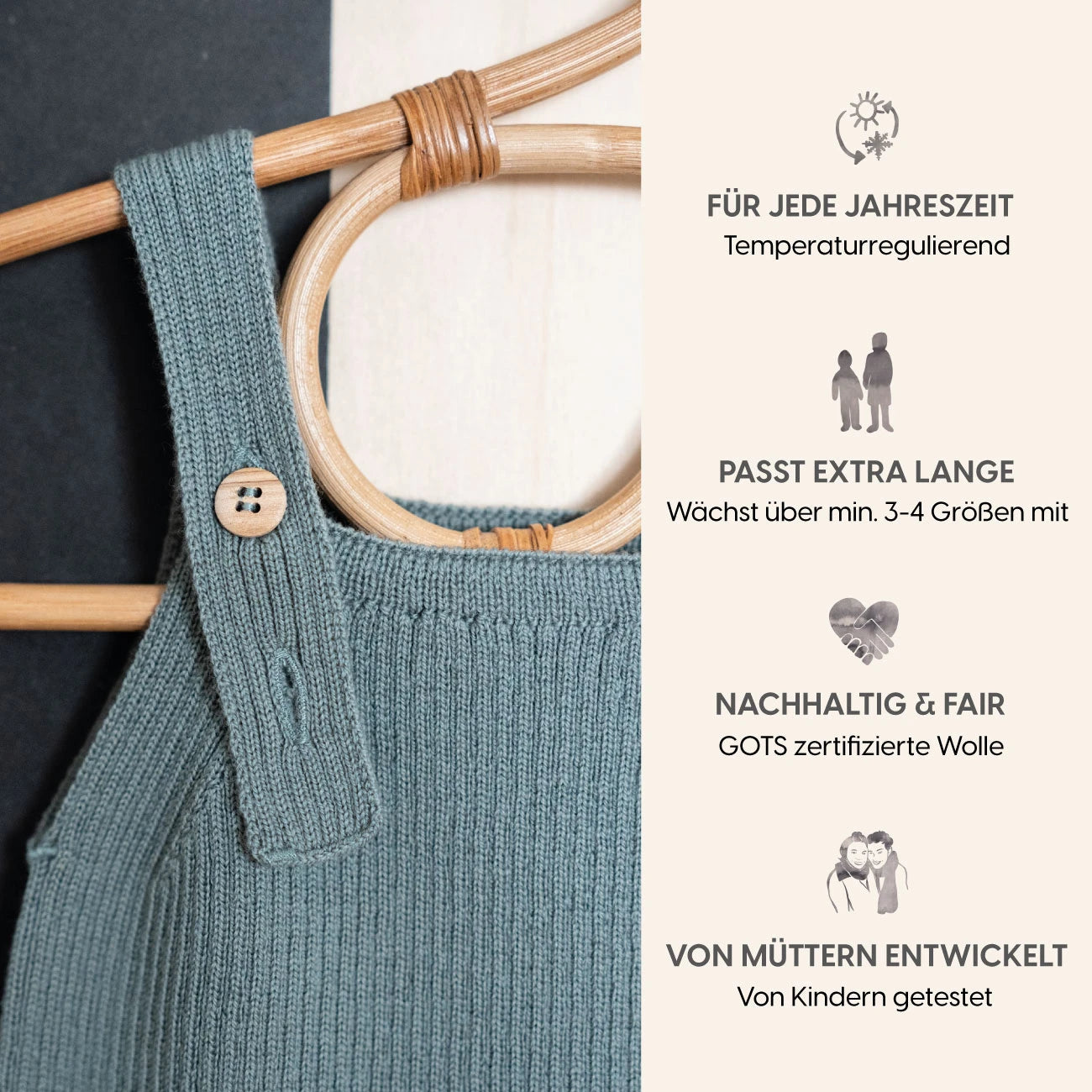 THE WOOLLY JUMPSUIT - sage