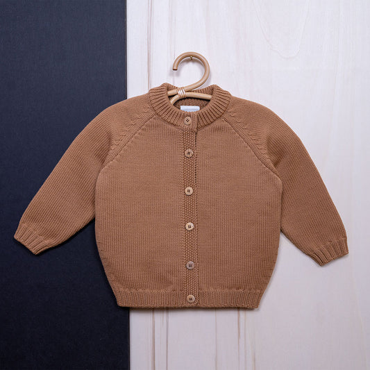 the woolly cardigan - camel