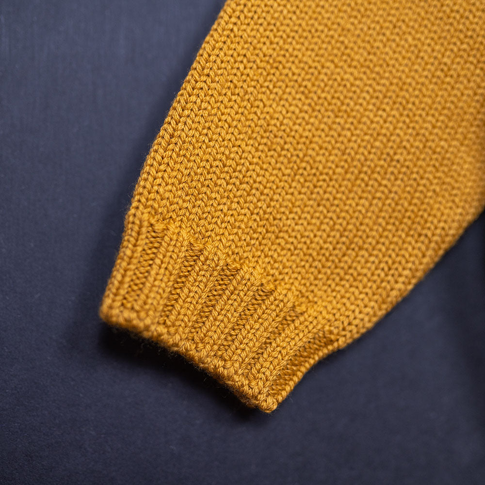 the woolly cardigan - curry