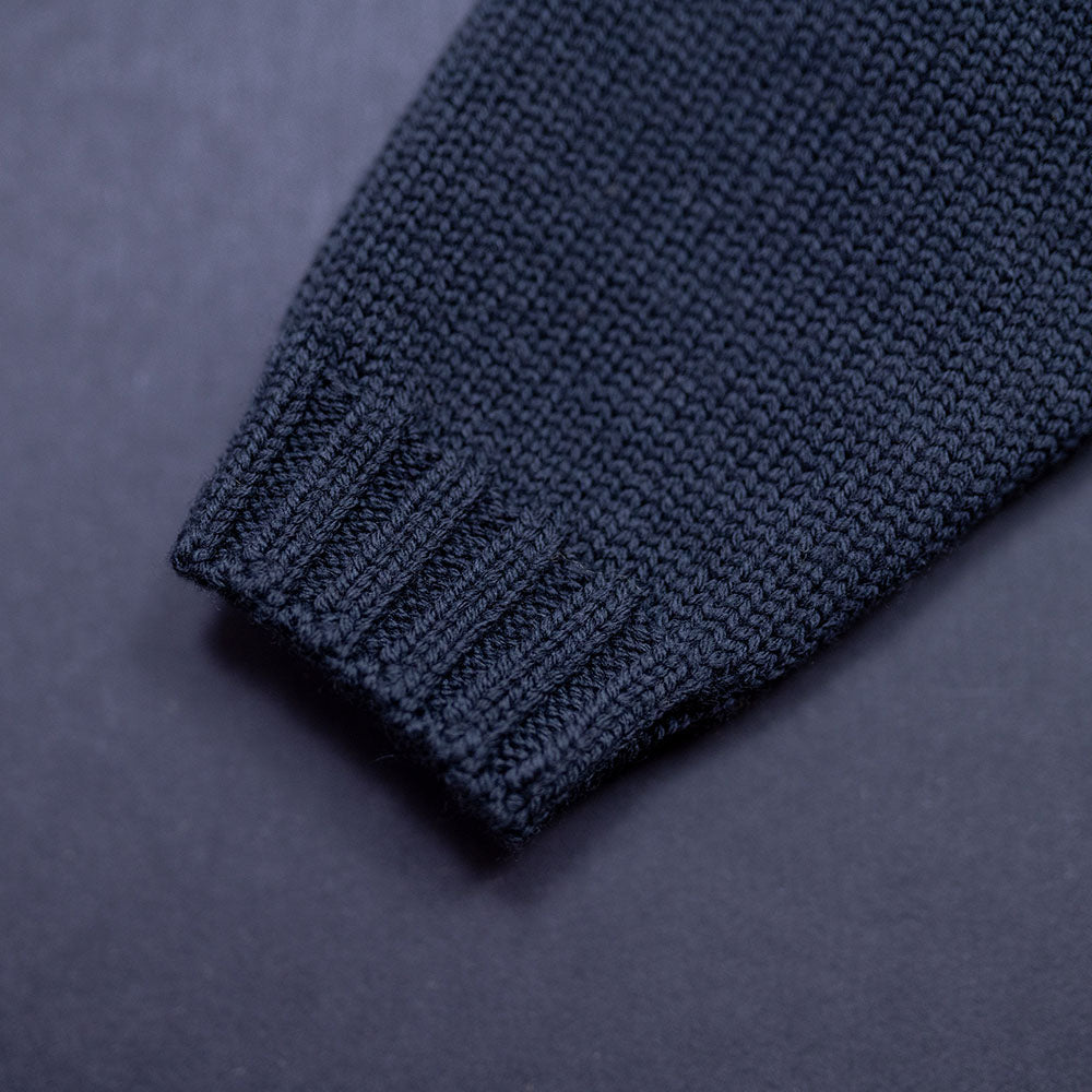 the woolly cardigan - dark grey