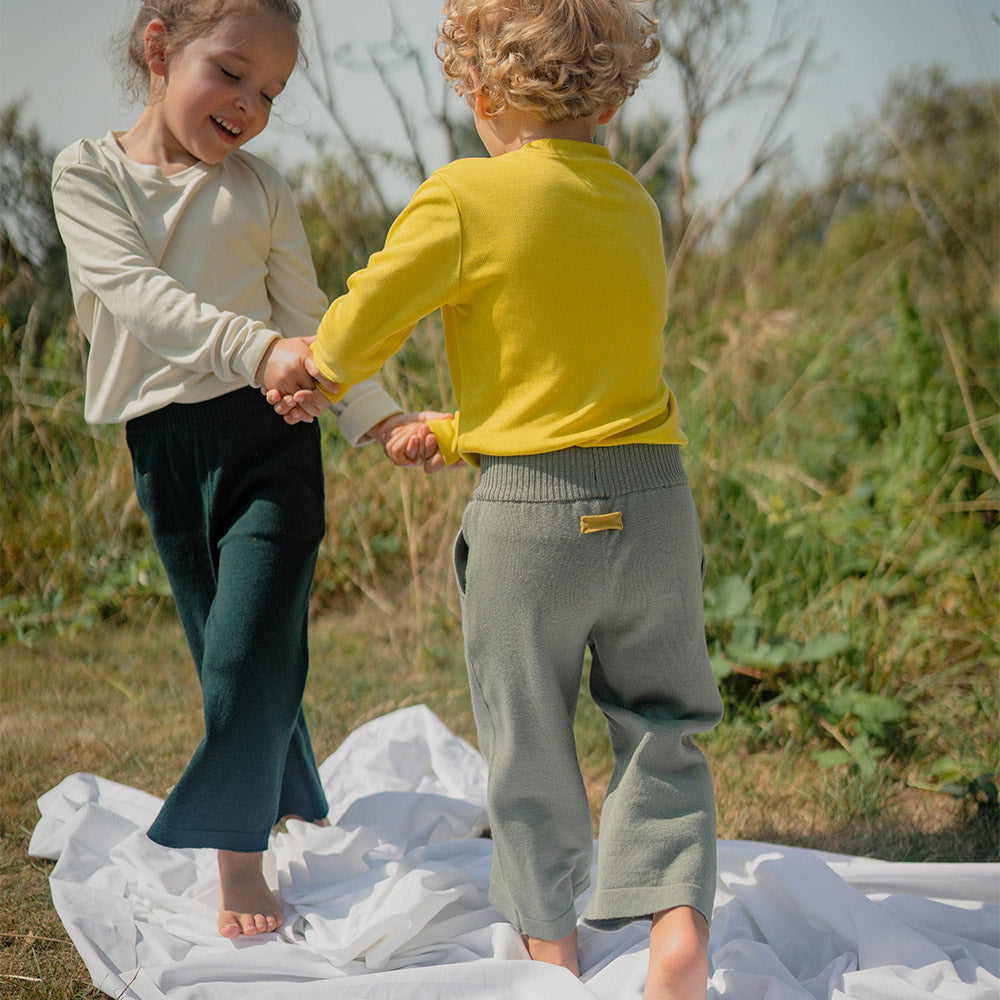THE WOOLLY CULOTTE - petrol