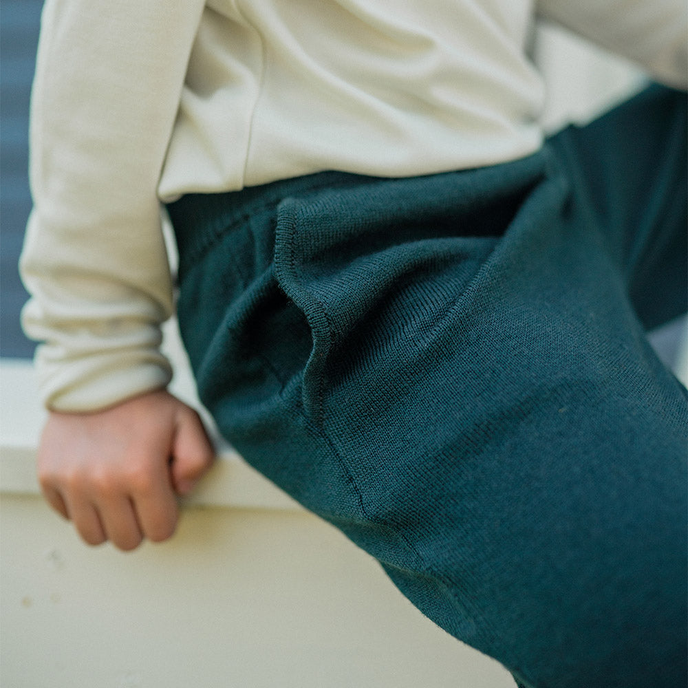THE WOOLLY CULOTTE - petrol