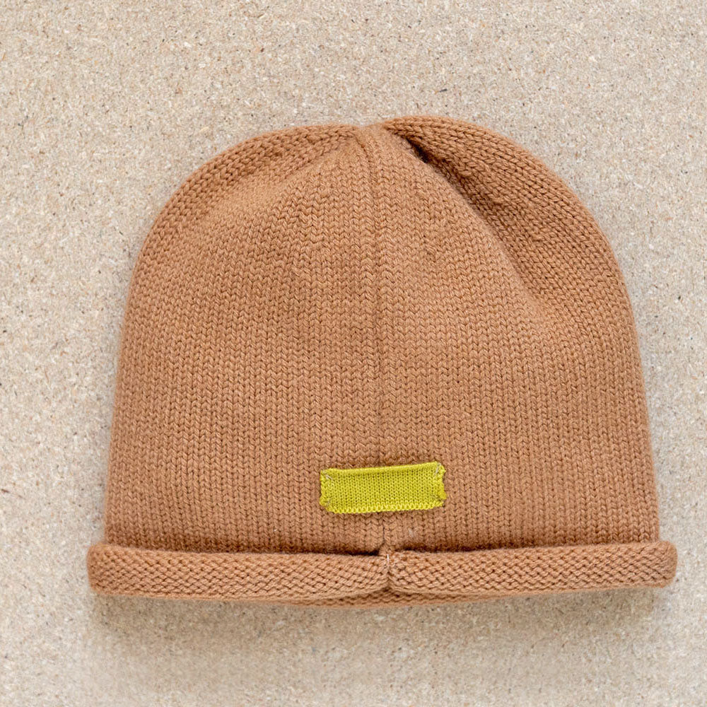 the woolly hat pre-loved - camel