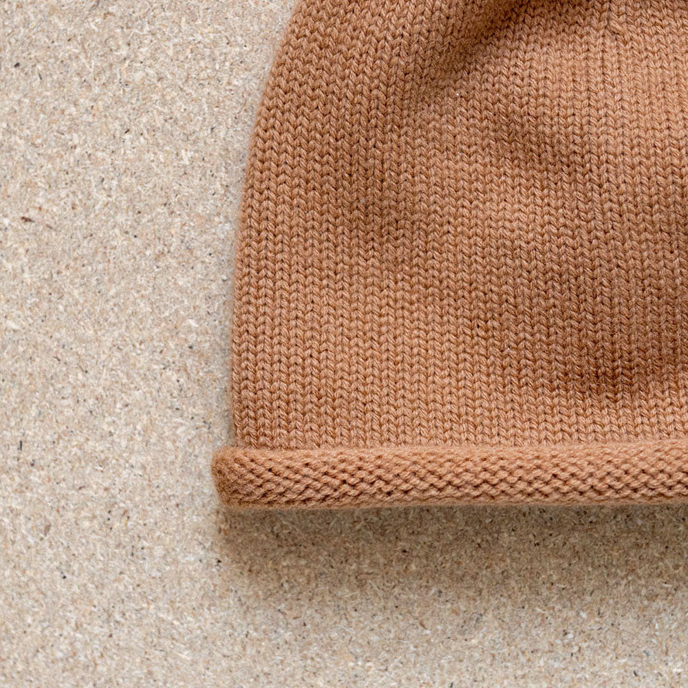 the woolly hat pre-loved - camel