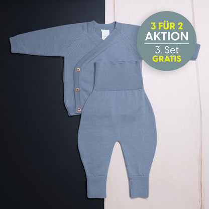 KLEINES KUSCHEL-SET - blue