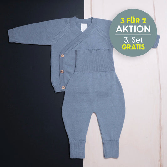 KLEINES KUSCHEL-SET - blue