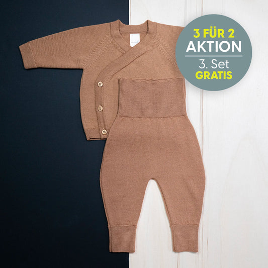 KLEINES KUSCHEL-SET - camel