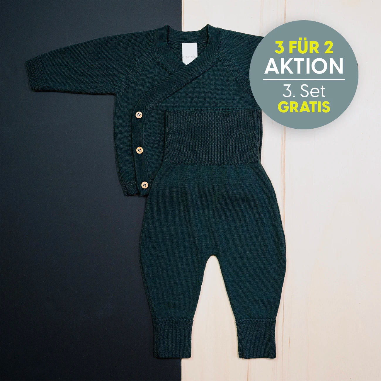 KLEINES KUSCHEL-SET - new petrol