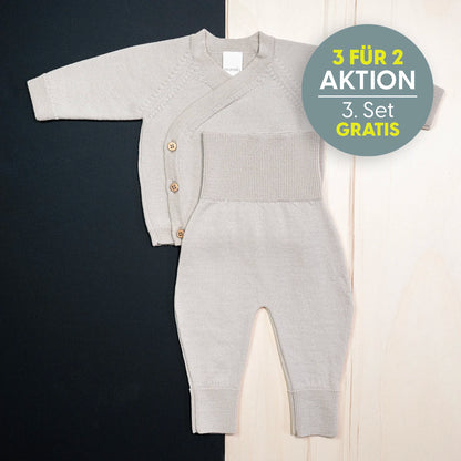 KLEINES KUSCHEL-SET - sand