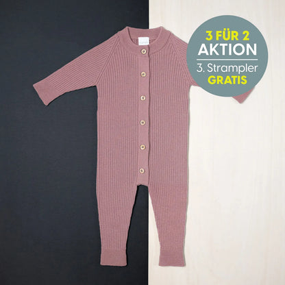 THE WOOLLY ONESIE - rose