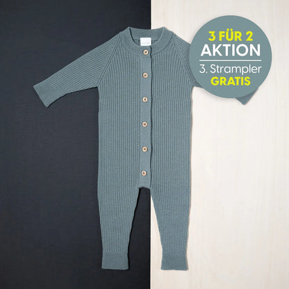 THE WOOLLY ONESIE - sage