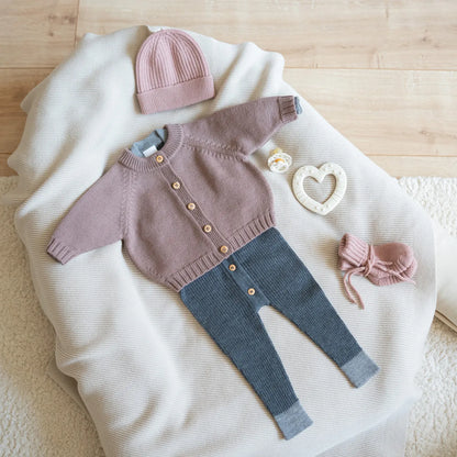 THE WOOLLY ONESIE TWO-TONE - graphite grey