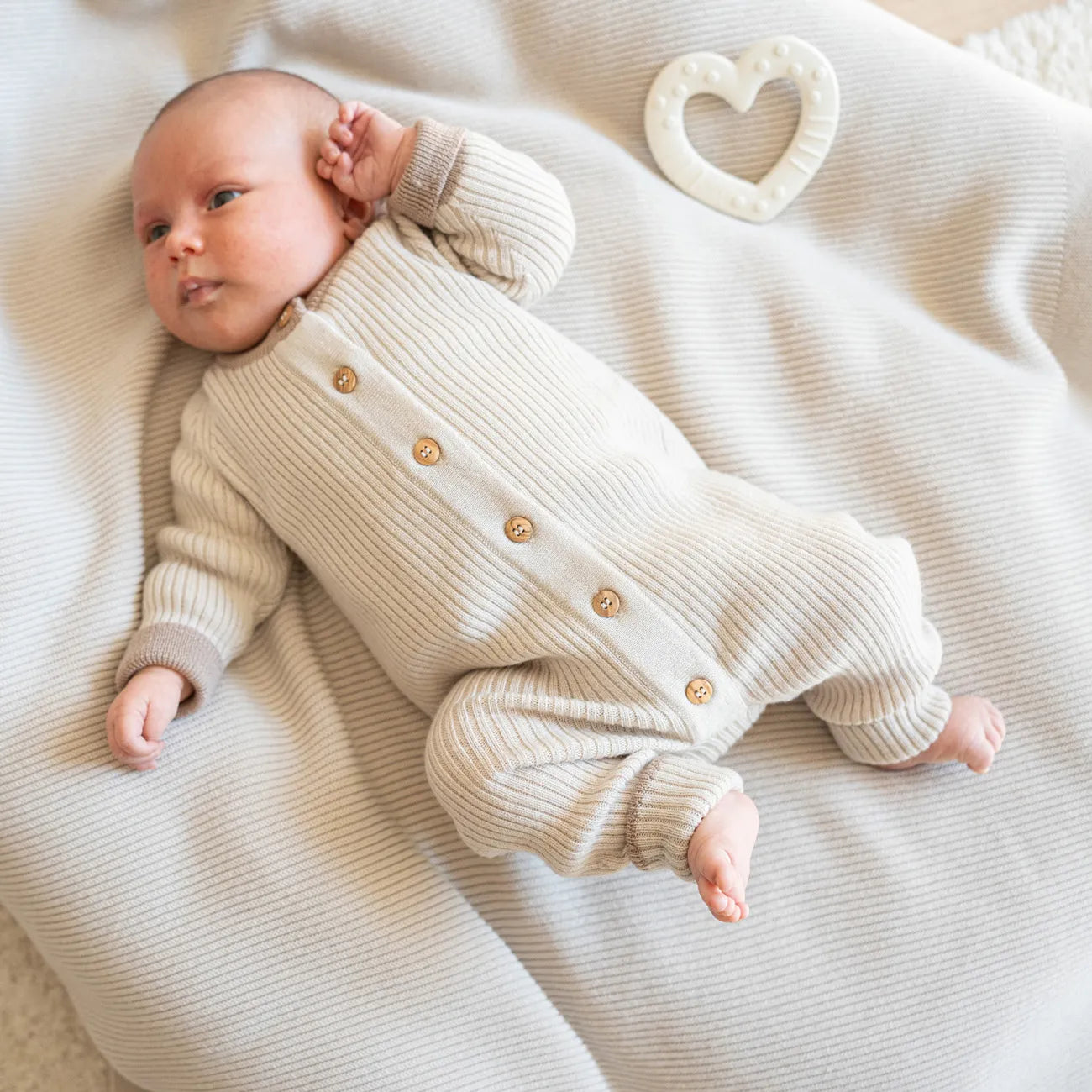 THE WOOLLY ONESIE TWO-TONE - sand