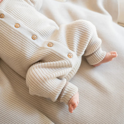 THE WOOLLY ONESIE TWO-TONE - sand