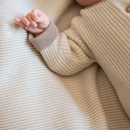 THE WOOLLY ONESIE TWO-TONE - chocolate