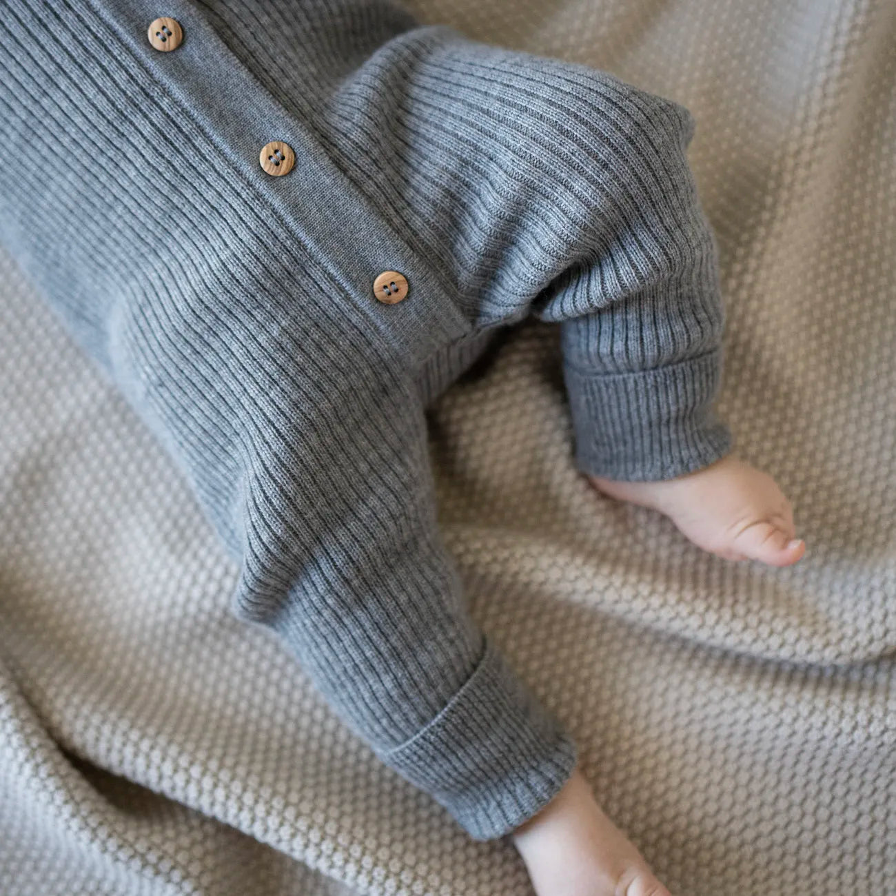 THE WOOLLY ONESIE TWO-TONE - midnight blue